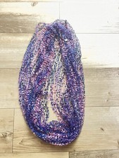 Scarf Lightweight Dressy Purple Tones Mesh Style