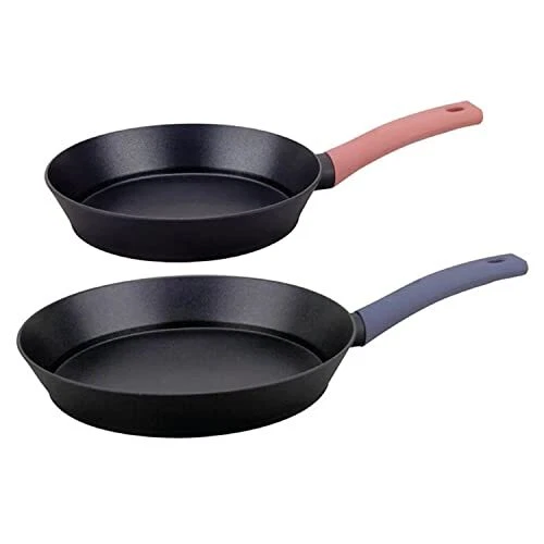 BESICO Nonstick Skillet Set, Heavy Duty Non-Stick Frying Pans, Titanium Coati