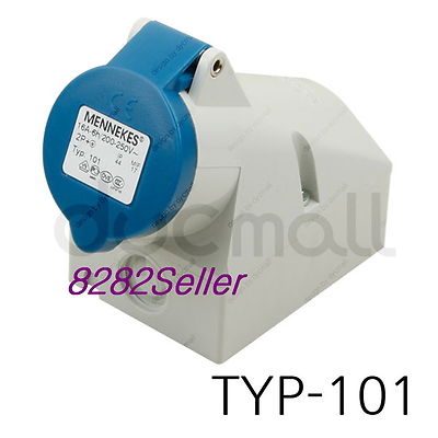 MENNEKES TYP 101 Part no.101 [IP44 230V 16A 3P+N]  external outlet fixing