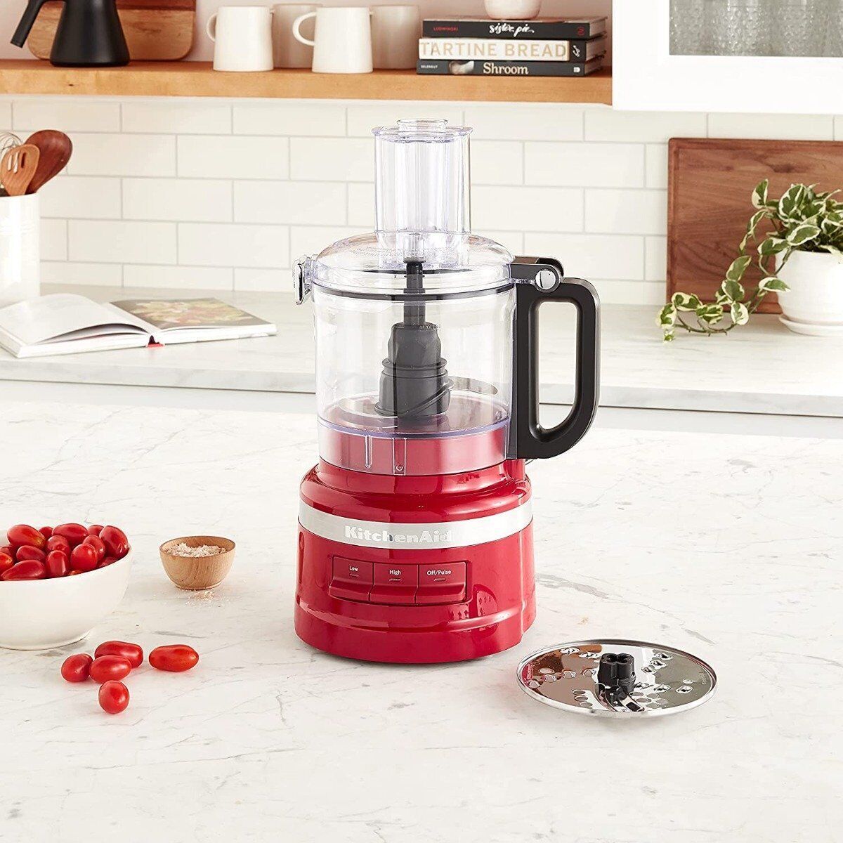 KitchenAid Base 7-Cup Food Processor KFP0718 | Empire Red