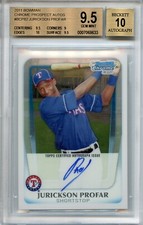 JURICKSON PROFAR RC AUTO 2011 BOWMAN CHROME DRAFT PROSPECTS 🔥BGS 9.5/10 🔥 🔥