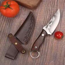 Blade Chef Knife.Japanese Kitchen Knives for Cutting,Cooking With Leather Sheath