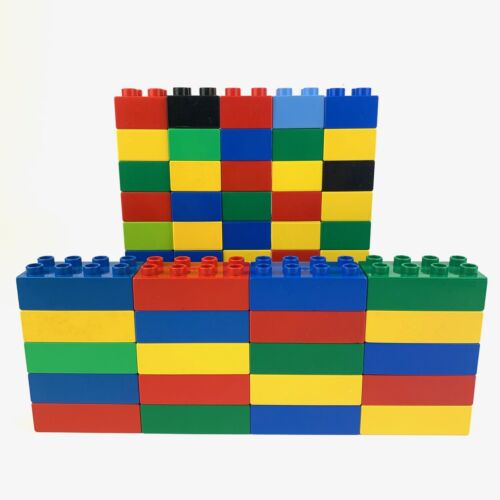 LEGO DUPLO Bausteine Grundbausteine 70 Stück - 20x 8er 2x4 & 50x 4er 2x2 - Bunt - Bild 1 von 1