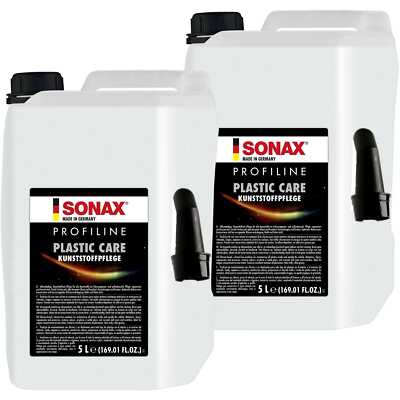 2x SONAX 02055000 PROFILINE PlasticCare Kunststoffpflege 5 Liter