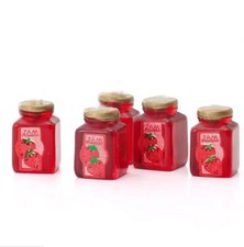 Dollhouse Strawberry Jam, Beautiful Label and Colors 1/12 Scale