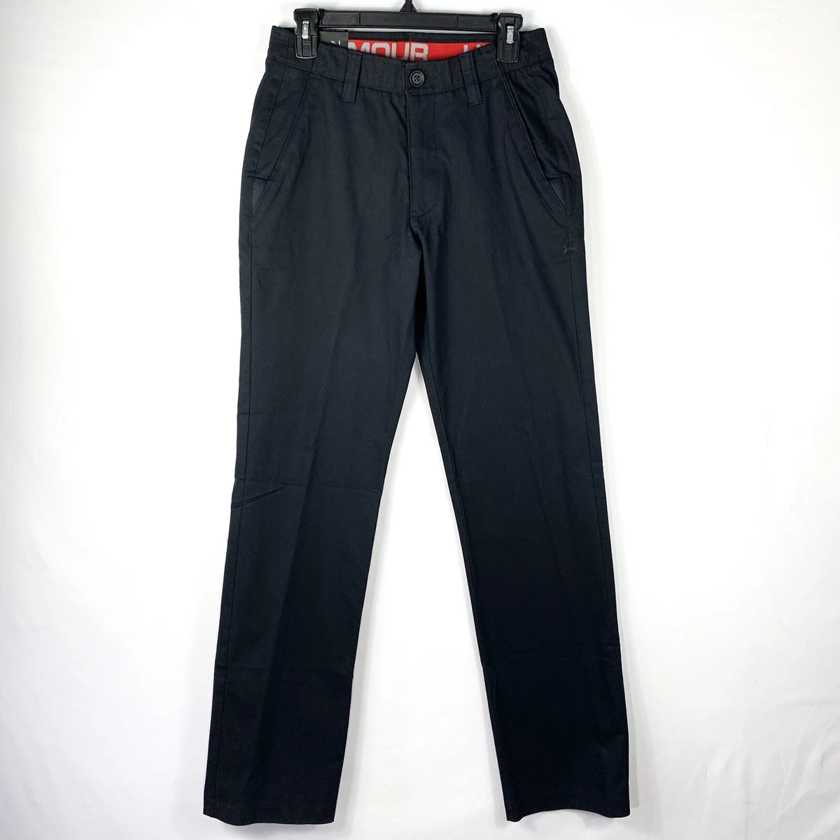 Under Armour Straight Droit Recto Golf Pant Mens Sz 30 34 Black