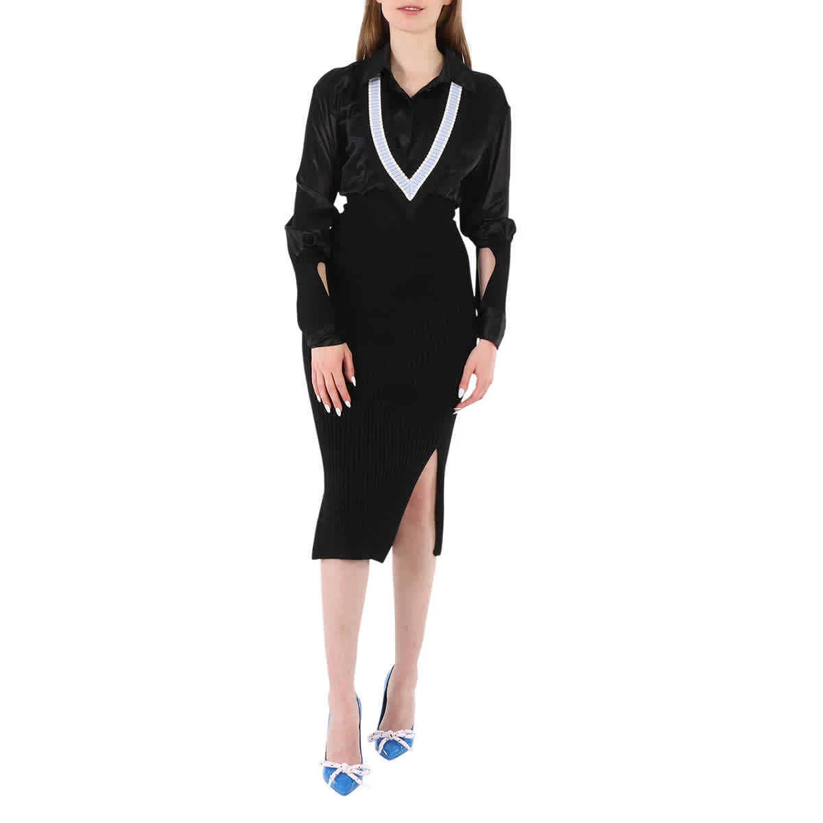 Burberry wool dress cheap