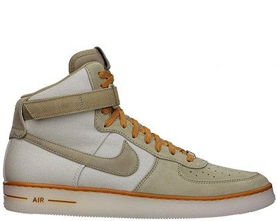 Nike AF1 Downtown HI Men's Basketball Shoe(574887-200) BAMBOO/BRONZE Sz 
