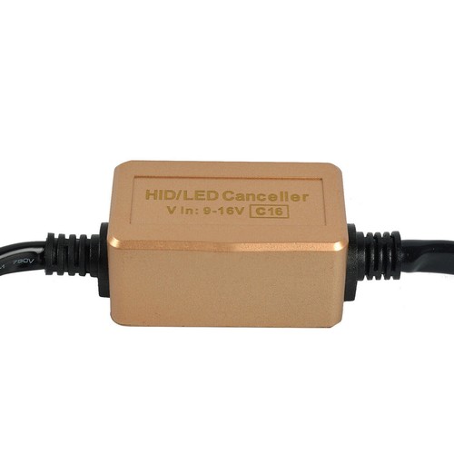 LED Canbus Error Free Anti Flicker Resistor Canceller Decoder H8 H11 H16 - 第 2/5 張圖片