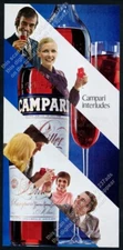 1972 Campari Bitter bottle glasses people photo vintage print ad