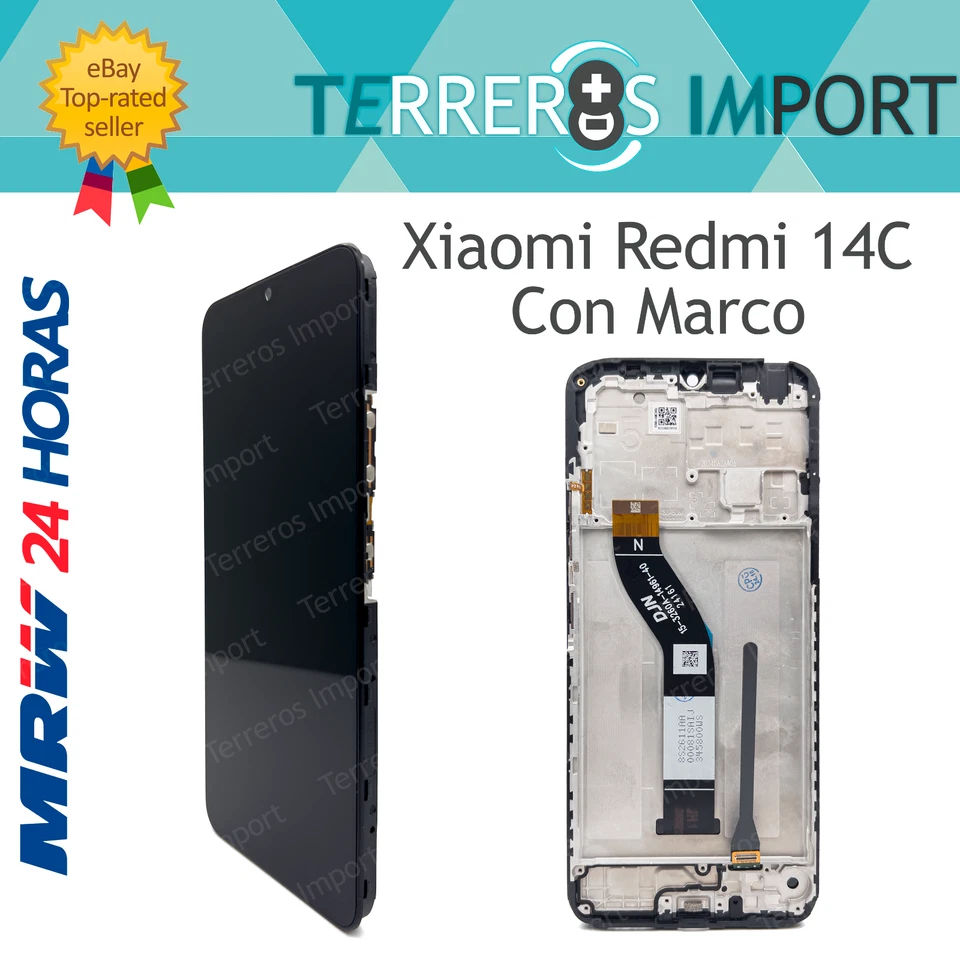 Pantalla Completa Display LCD Original Self Xiaomi Redmi 14C Con Marco