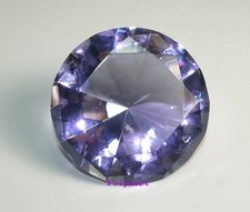 Tripact 60mm Lavender Crystal Diamond Jewel Crystal Paperweight 2.25 Inch