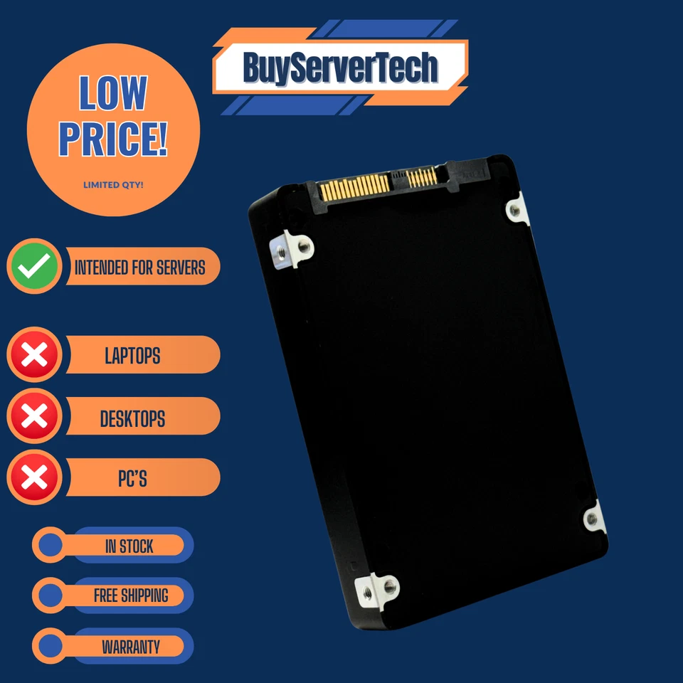 Samsung MZ-ILS960N PM1633a 960GB SAS 12Gbps 2.5" SSD | TLC | SFF | Grade A - Image 3 of 4