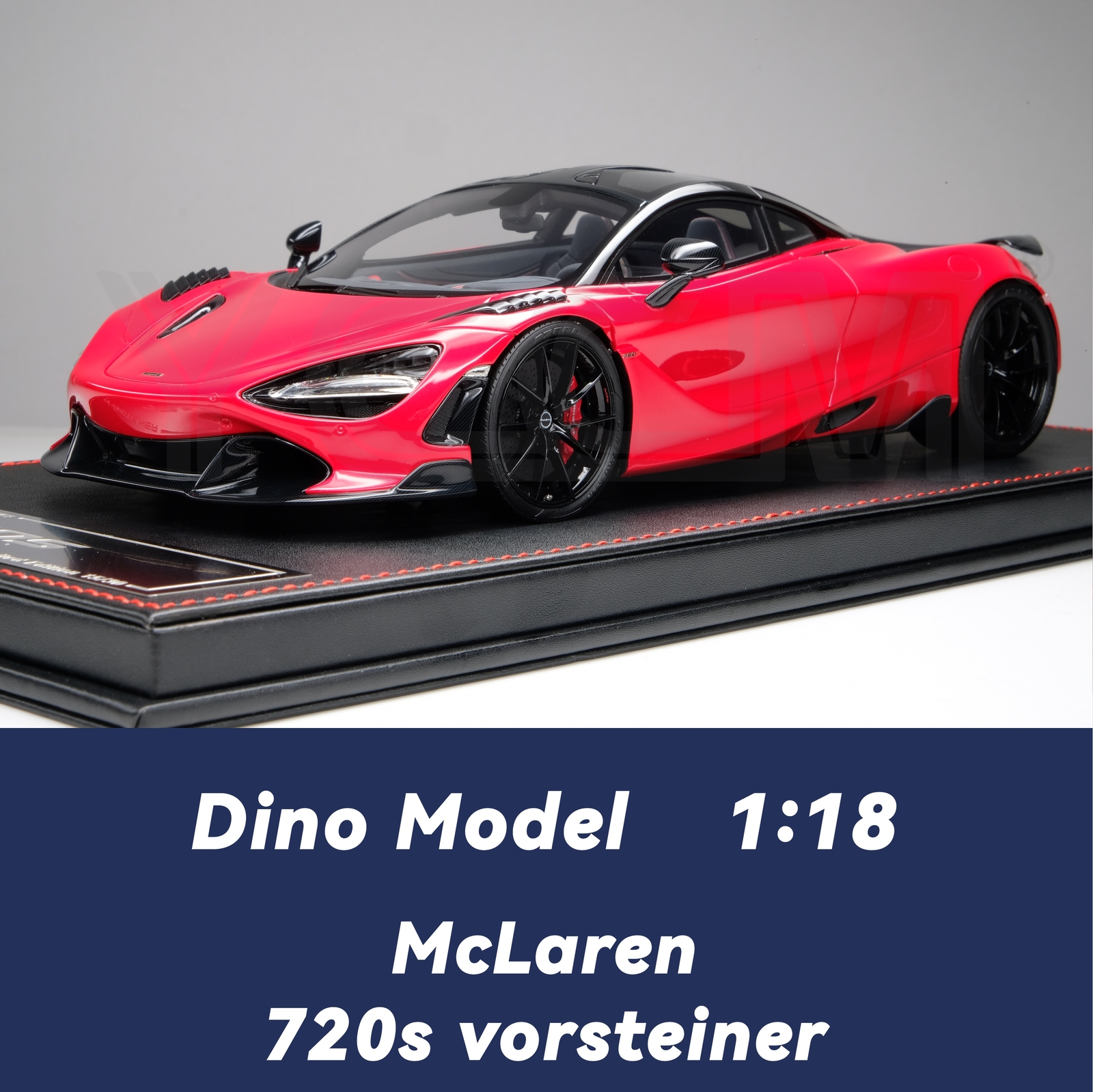 DinoModel 1:18 McLaren 720S Vorsteiner Limited Diecast Car Model Collection