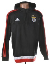 BENFICA 2015/2016 FOOTBALL HOODED TOP JERSEY ADIDAS SIZE M ADULT