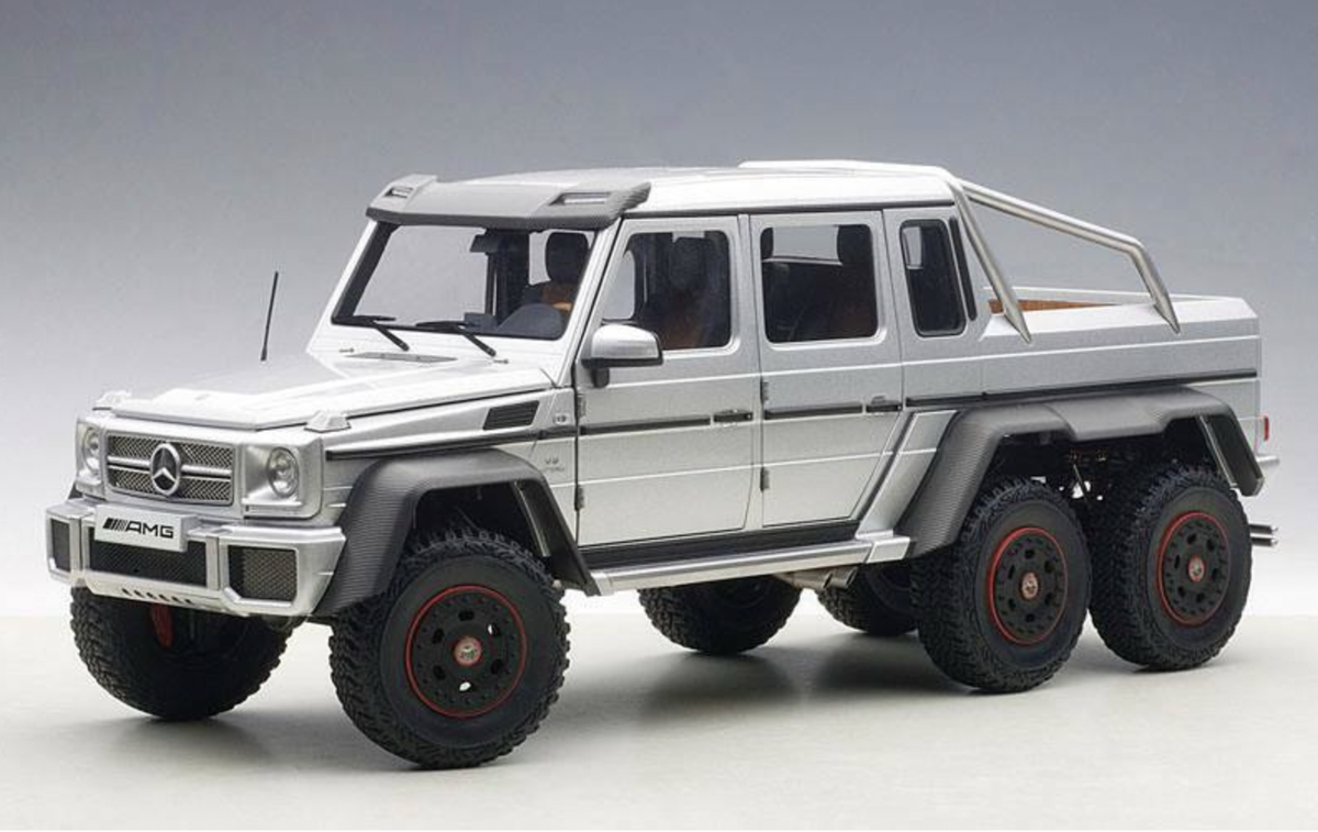 1/18 AutoArt Mercedes-Benz G63 AMG 6x6 Silver AA76301 KK | eBay 1/18 AutoArt Mercedes-Benz G63 AMG 6x6 Silver AA76301 KK | eBay