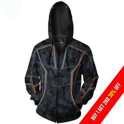 Avengers Infinity War Tony Stark Fashion RDJ Hoodie Men's Cotton Wear For  Jacket | eBay UK