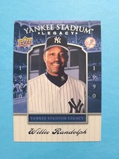 WILLIE RANDOLPH 2008 UPPER DECK YANKEE STADIUM LEGACY BASEBALL CARD # 68 F5332