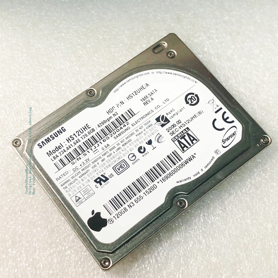 Samsung 120GB 16M HS12UHE/A 1.8" LIF hard drive for Apple MacBook - Image 4 of 4