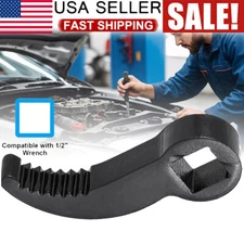 Crowbar Adapter Head Tool Adjustable Angle Head Pry Bar Fits 1/2" Ratchet Wrench