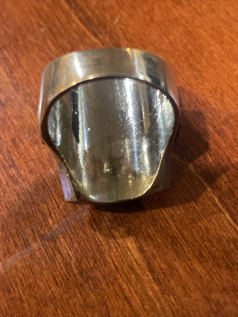 Vintage 1950S Skull Mexican Biker Ring Sz 11.25 | eBay
