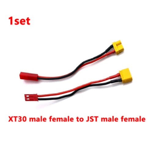 Amass XT60 XT30 Dean T Male Female Connect to JST Plug 22AWG Silicone Wire Cable - Picture 21 of 30