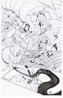 Gorham CONTAGION 5 pg 9 SPECTACULAR PAGE WITH MOON KNIGHT & IRON FIST JR — photo 1