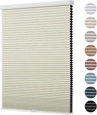 CUSTOM Made Blackout Honeycomb Blinds For Window Cordless Cellular Shades