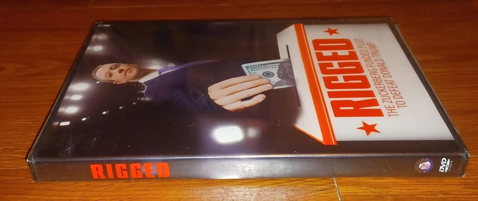 Rigged: The Zuckerberg Funded Plot to Defeat Donald Trump (DVD, 2022) NEW SEALED - Image 2 of 4