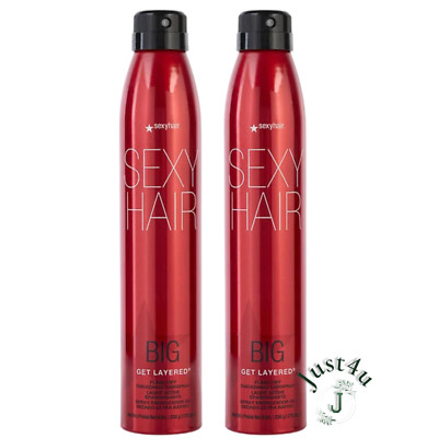 Big Sexy Hair Get Layered Flash Dry Thickening Hairspray, 8 oz. (2PACK)