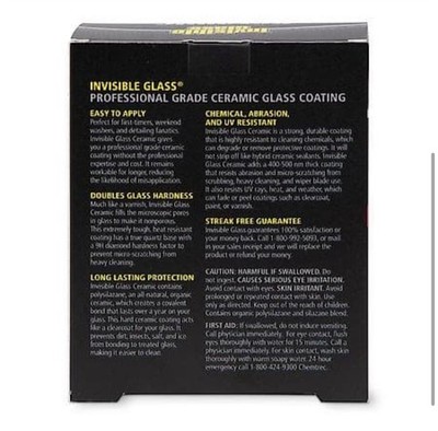 Ceramic Glass Coating Kit - Long-Lasting Hydrophobic Protection for Windshields,