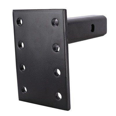 3-Position Pintle Mount for 2'' Hitch Receiver, 10,000 lbs, 9-Inch Length, Black
