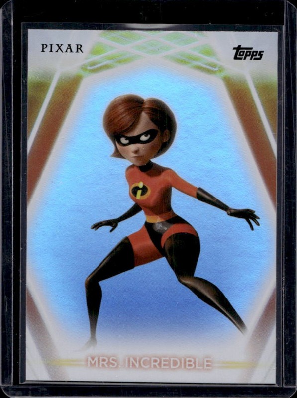 2026 Topps Disney Neon Mrs. Incredible Rainbow Foil #52 The Incredibles