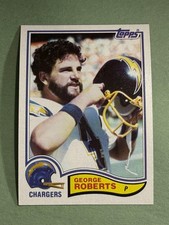 George Roberts 1982 Topps San Diego Chargers #238 GG139