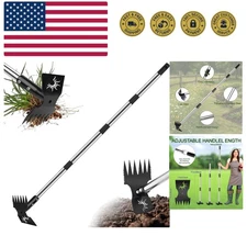 Weed Puller Tool with Long Handle, 60inch Manual Weed Puller Tool, Stainless ...