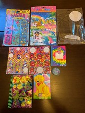 Vintage 90  s Lisa Frank Stationery, Stickers, Stencils, Loot Bag Lot