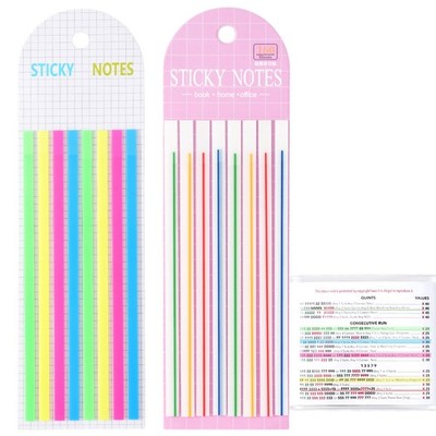 Track Every Mahjong Tile Instantly - 320pc Line Finder Highlighter Tabs