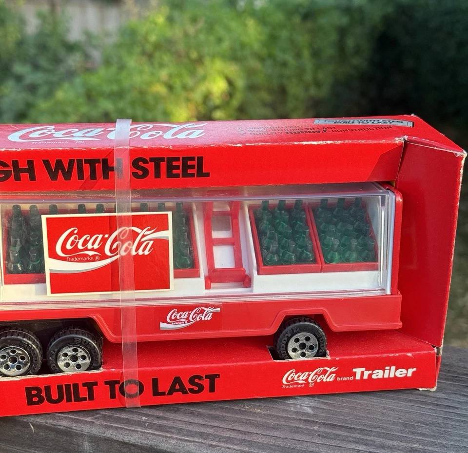 Remolque de camión Buddy L Coca Cola Mack 1989 de colección acero resistente 2591R/nuevo de caja Foto 2 de 4