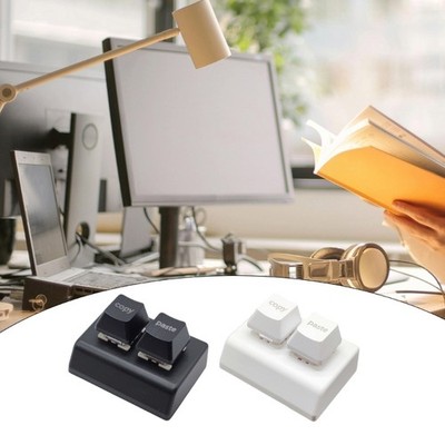 Mini USB Corded Gaming Keypad With 2 Programmable Keys, Color Backlit For Game