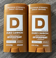 Duke Cannon Trench Warfare Antiperspirant Deodorant Sawtooth 3oz Lot Of 2 7/27