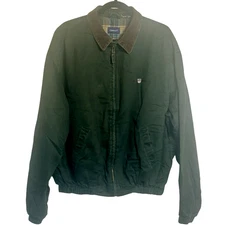 GANT USA Peached Windcheater Bomber Jacket Size XL Luxe Sporty Active Preppy