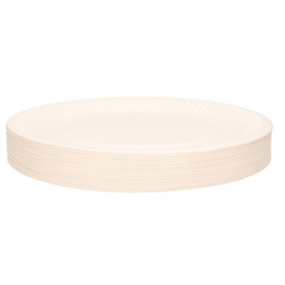 Weiße Einweg Pappteller für Hochzeit Catering Party Geschirr 9'' (23cm)