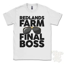 REDLANDS FARM FINAL BOSS T-SHIRT funny xmas gift virginia water surrey england