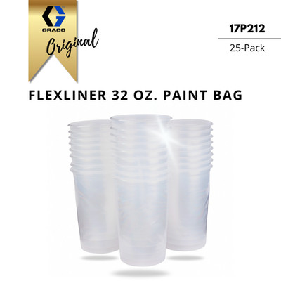17P212 GRACO Bechereinlage FLEXLINER PAINT BAGS für Airless Ultramax (25-Pack)