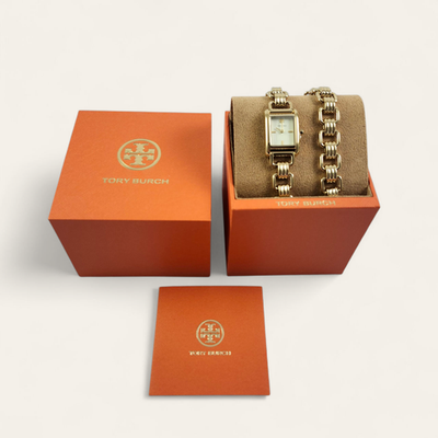 NEW Tory Burch Gold Eleanor Wrap Bracelet Watch TBW1067 NIB  display picture 1