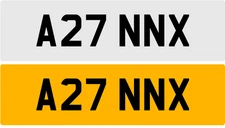 A27 NNX ANN ANNE ANNA ANNABEL OLD 3X3 PRIVATE REGISTRATION CAR NUMBER PLATE