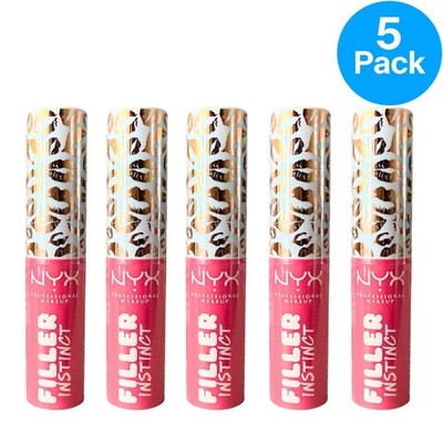 NYX Filler Instinct Plumping Lipstick Maxi Nights 0.09oz 5 Pack New