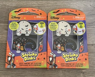 x2 - NEW Disney Nightmare Before Christmas Shrinky Dinks Playset