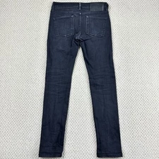 Naked & Famous Jeans Mens 33x32 Black Power Stretch Super Skinny Guy Japan Denim