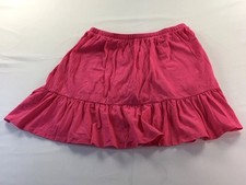 Lands' End Skort Girl's Size XL 14-16 Stretch Elastic Waist Pink 100 Cotton